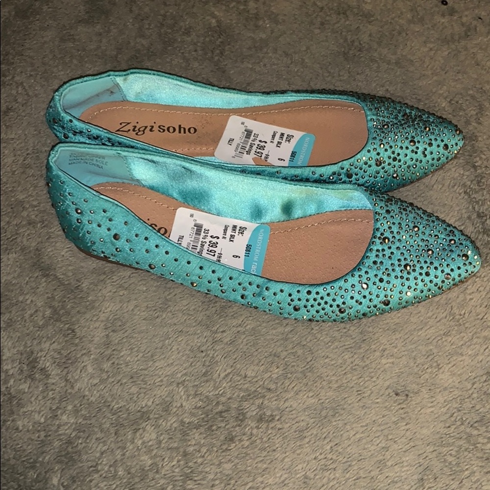 Zigi Soho Ballet Flat Rhinestones